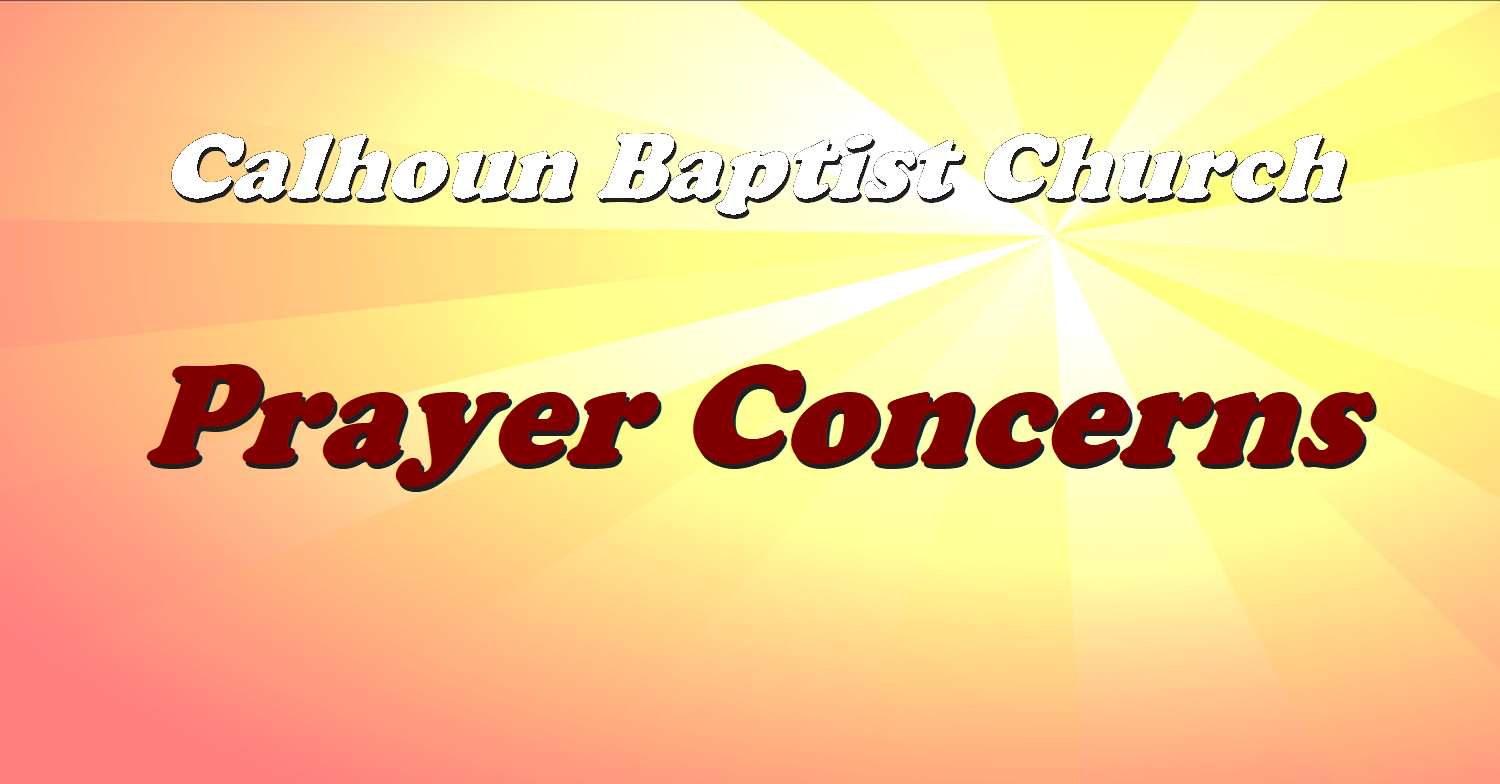 Prayer Ministry Ministries Calhoun Baptist Church